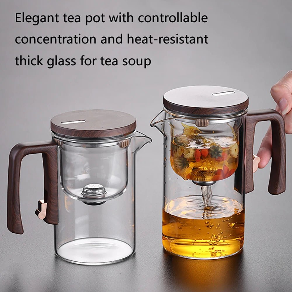 GlowBrew™ Magnetic Glass Tea Infuser Set – Easy Clean, Loose Leaf Brewer (25oz) for Tea Accessories | Shop now at My Store