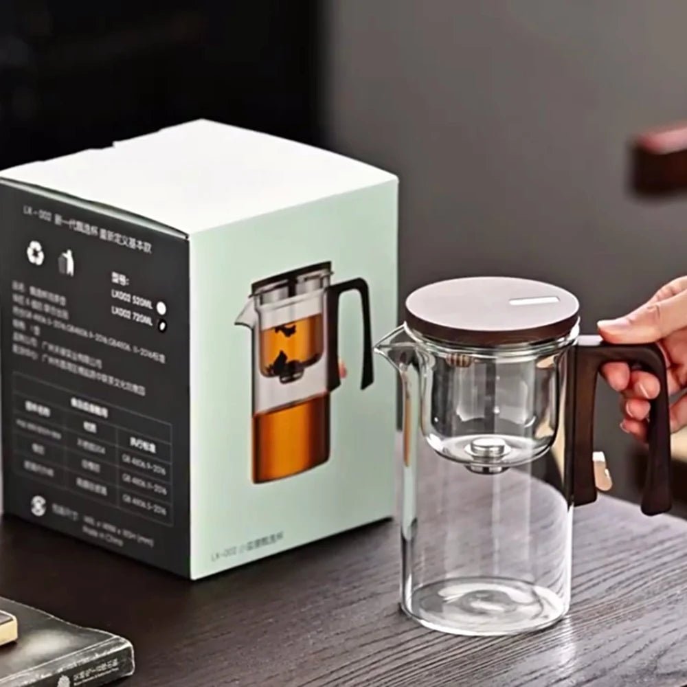 GlowBrew™ Magnetic Glass Tea Infuser Set – Easy Clean, Loose Leaf Brewer (25oz) for Tea Accessories | Shop now at My Store