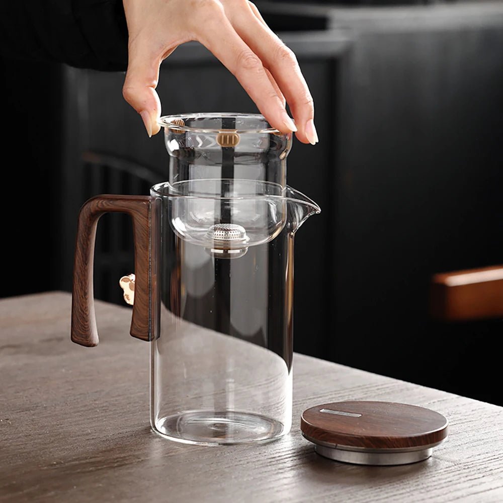 GlowBrew™ Magnetic Glass Tea Infuser Set – Easy Clean, Loose Leaf Brewer (25oz) for Tea Accessories | Shop now at My Store