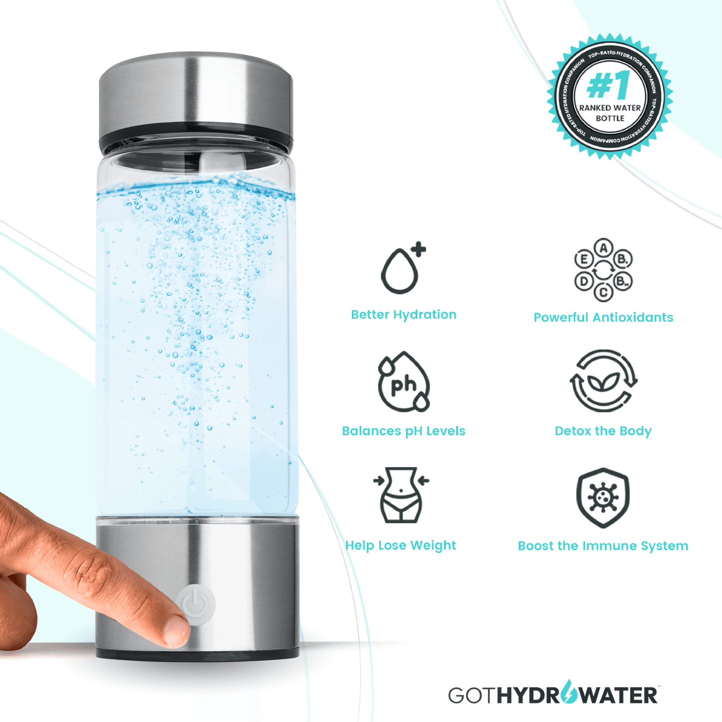 HydroBoost™ Hydrogen Water Bottle – Energizing Detox & Deep Cellular Hydration for Water Bottle | Shop now at My Store