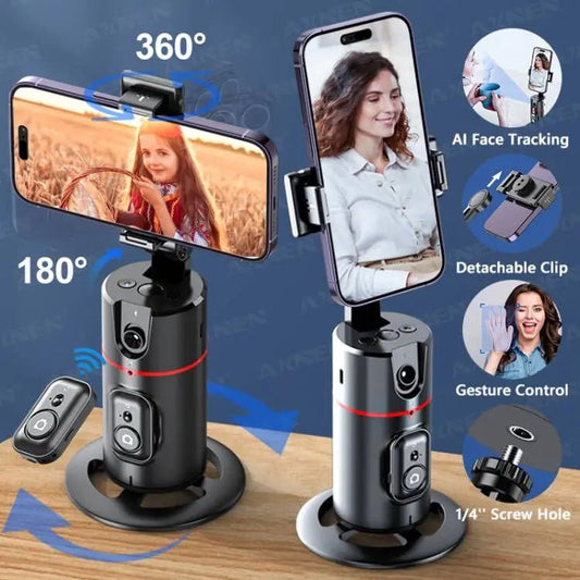 360° Creator Gimbal™ – Auto Face Tracking Tripod for TikTok, Reels & Hands - Free Filming for Face Tracking Tripod | Shop now at My Store