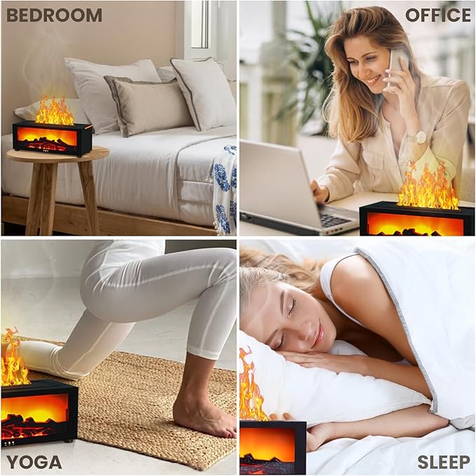 Nestly CozyGlow™ Aroma Fireplace Diffuser