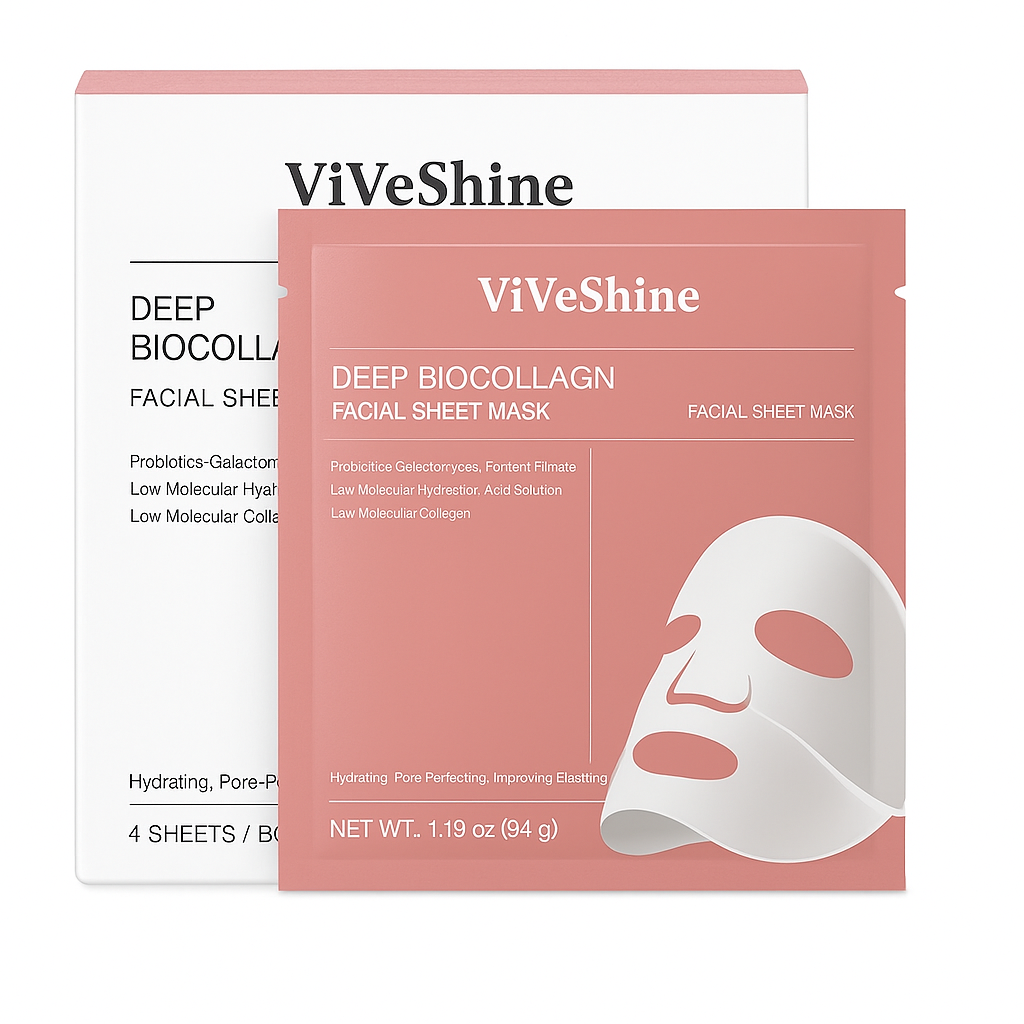 ViVeShine DeepGlow™ Bio-Collagen Silk Mask