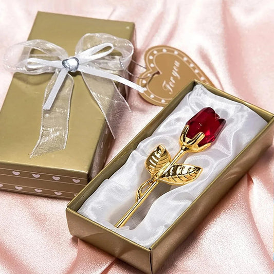 Crystal Bloom Eternal Glass Rose – A Timeless Symbol of Love for Crystal Rose | Shop now at My Store