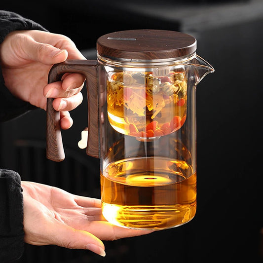 GlowBrew™ Magnetic Glass Tea Infuser Set – Easy Clean, Loose Leaf Brewer (25oz) for Tea Accessories | Shop now at My Store