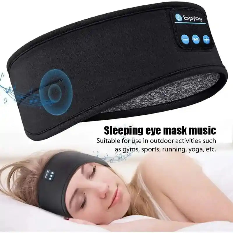 Bluetooth Sleep Headphones Headband + Eye Mask