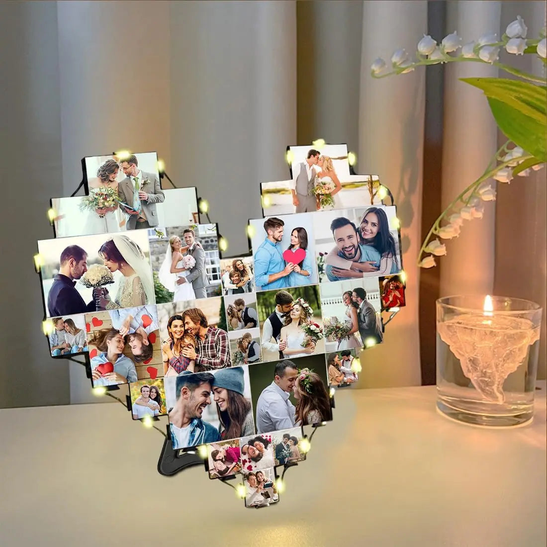 Heart Memory Frame Collage