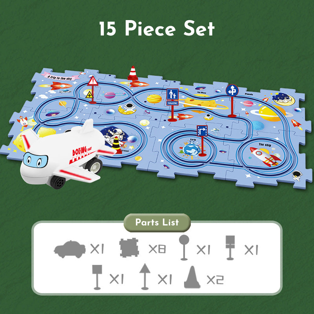 PuzzleRush™ Kids Car Track Set