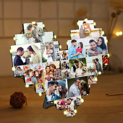 Heart Memory Frame Collage