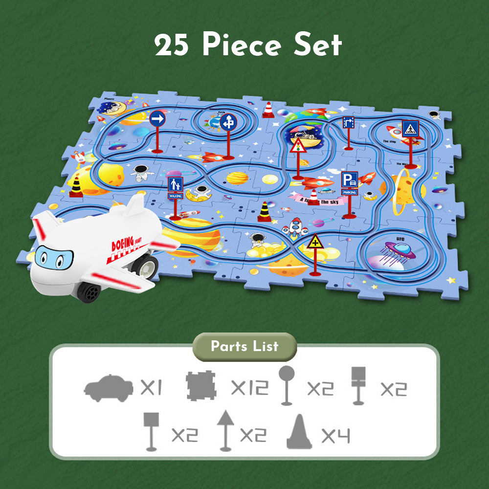 PuzzleRush™ Kids Car Track Set