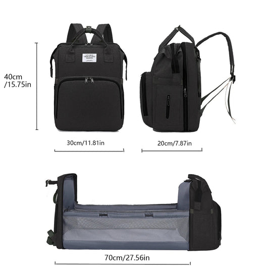 Magical Parenting Diaper Backpack™ – All - in - One Baby Bag with Built - In Bassinet for Diaper Bag | Shop now at My Store